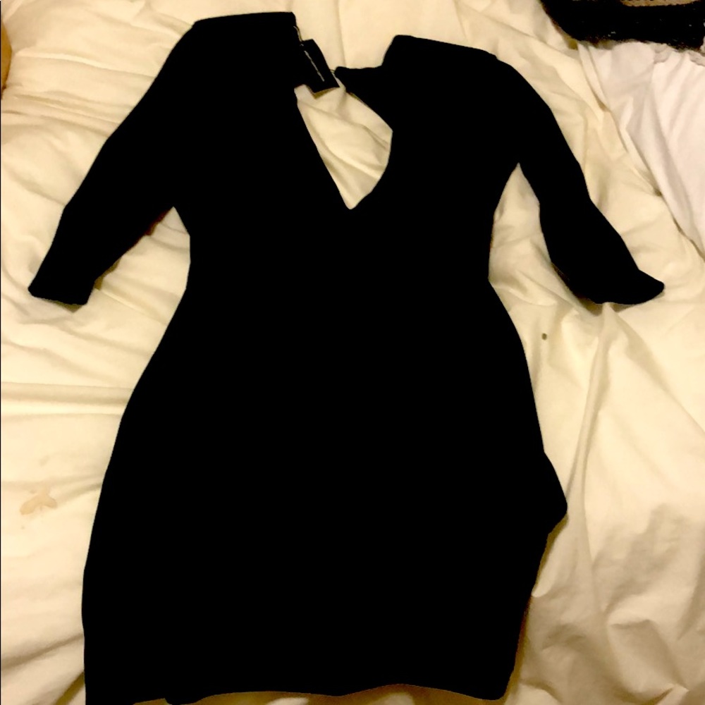 NWT - South Moon Under velvet black dress